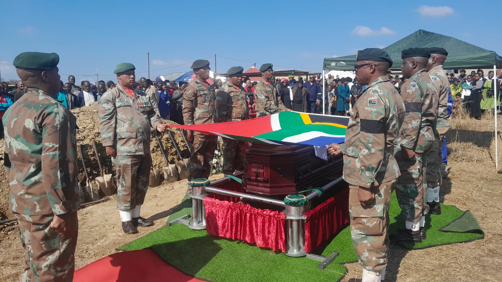 Themba Lesizwe funeral service photograph 15