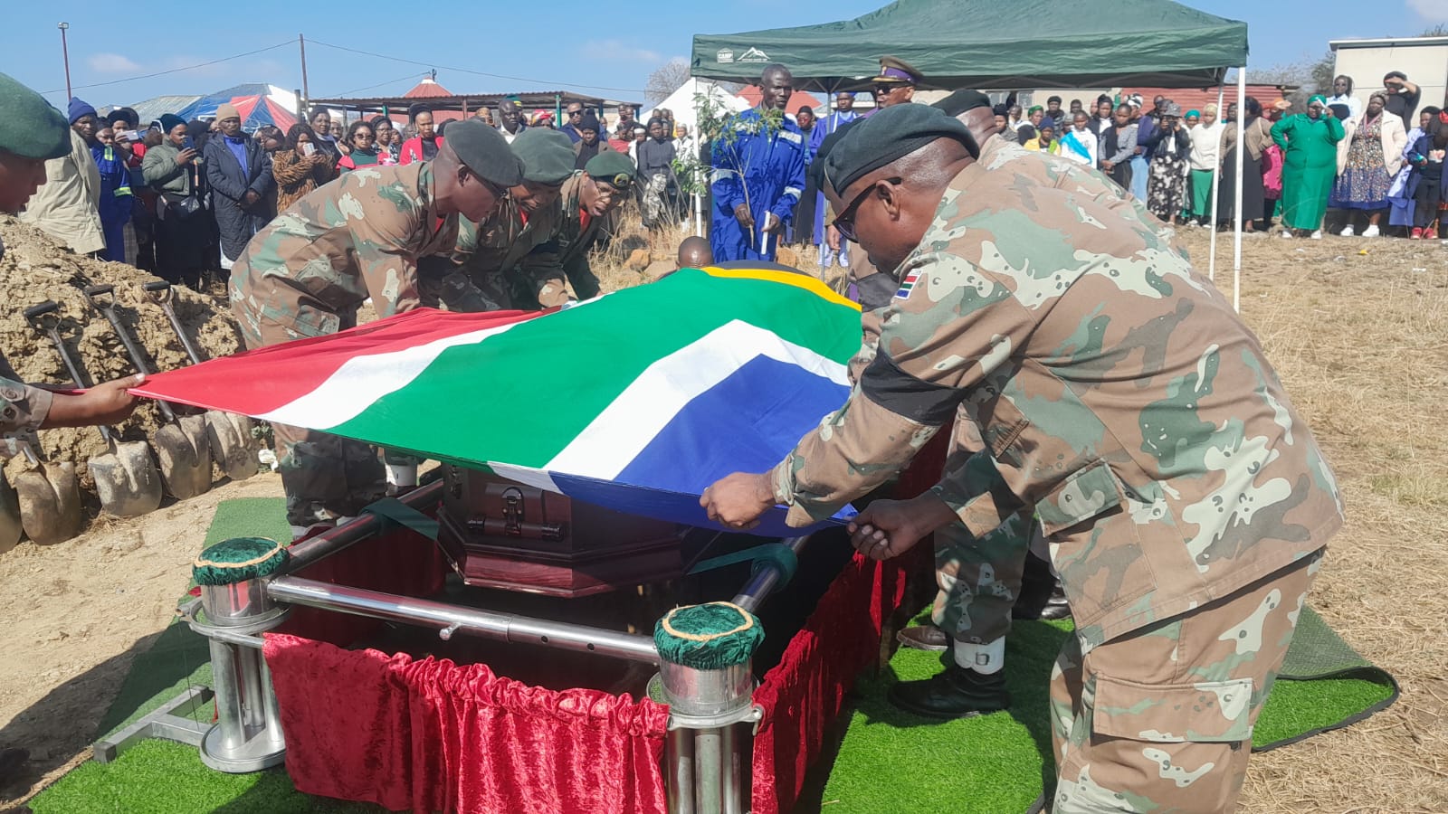 Themba Lesizwe funeral service photograph 17