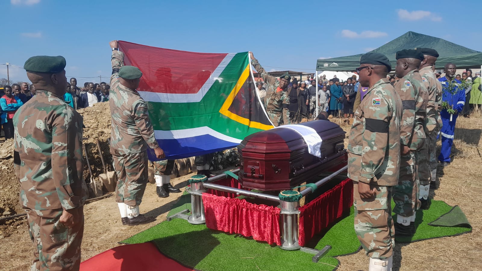 Themba Lesizwe funeral service photograph 14