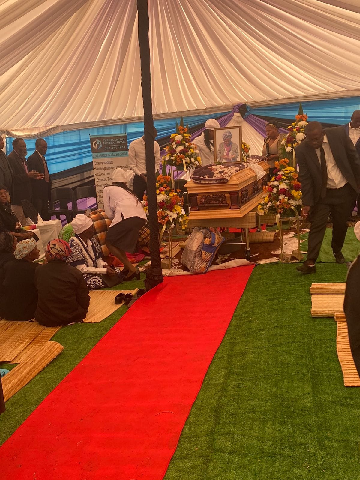 Themba Lesizwe funeral service photograph 1